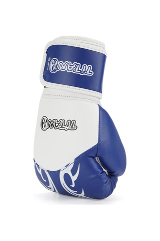 Titan Sport Mavi Beyaz İşlemeli Boks Eldiveni Çok Renkli