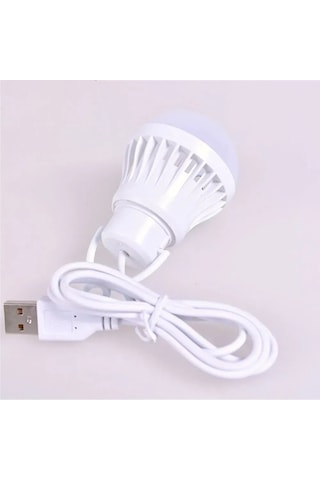 Mufunye Usb İle Çalışan Akıllı Led Feneri - 7w 280 Lumens, Parlak Soğuk Beyaz Işık, Dimmable, Taşınabilir Kamp Ve İç Mekan Işığı