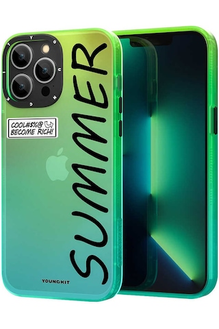 Youngkit Apple Uyumlu iPhone 13 Pro Kılıf YoungKit Summer Serisi Kapak ZORE-267418