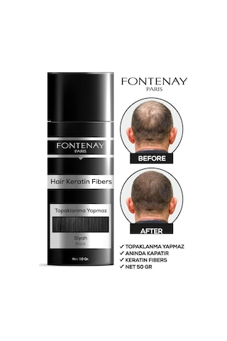 Fontenay Topik Keratin Fıbers Siyah