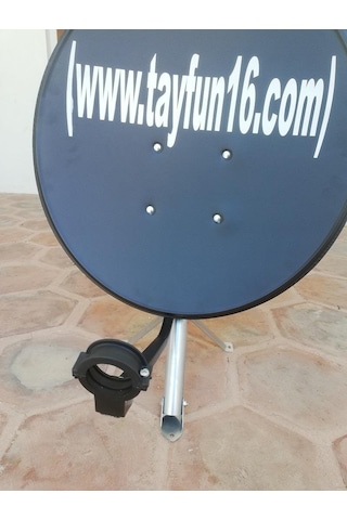 Siyah 70 Cm Full Hd 4k Uydu Çanak Anteni-antrasit