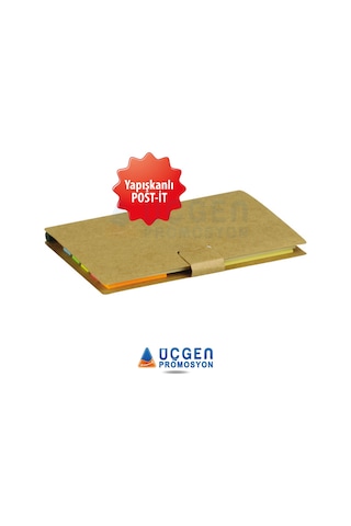 Yapışkanlı Not Defteri | 3 Adet Alımlara 1 Adet !