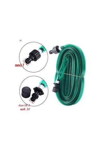 Novahub Dino 3m Sprey Soaker Hortum Seti - Bahçe Çim Sulama, Teleskopik, Yumuşak, Ayarlanabilir, 16mm Konektör, 3-15m Uzunluk İsteğe Bağlı