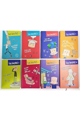 Tuş Beyinli Seti 8 Kitap - Yusuf Asal - Genç Nesil Yayınları