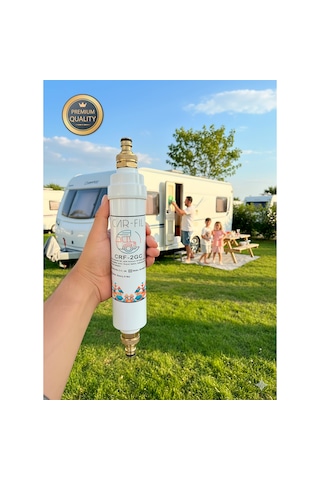 Car-fil Karavan & Tekne Su Deposu Klor, Kötü Koku Ve Renk Giderici Premium Filtre