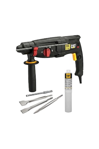 Cat Dx2140.1 800watt 3.0j 26mm Sds-plus Profesyonel Kırıcı/delici + 1 Ad Delici 3 Ad Kırıcı Uç
