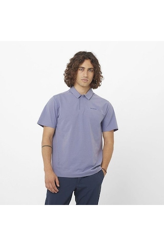 Salomon Lc2439500 Trackline Polo M Erkek Polo Tişört Mavi