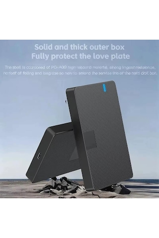 Cr11 Type-c 3.1'den Type-c 3.1 Ve Usb 3.0'a 2.5 Hdd/ssd Harici Disk Kutusu Usb 3.0/3.1, Tak-çalıştır, 6tb Destekli, Aletsiz Kurulum, Led Göstergeli, Windows Ve Mac Uyumlu 1