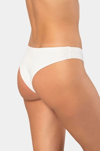 Türen 908 Kadın Lazer Kesim Brazilian Külot-beyaz Beyaz