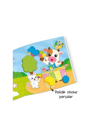 Yükselen Zeka Pofidik Sticker Kitabım - İlk Yumuşacık Sticker Kitabı