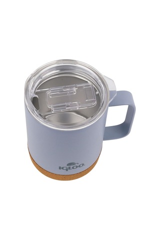 Çelik Mug Termos - Igloo - Cork - 350ml - Duman Mavi - 205696 Diğer