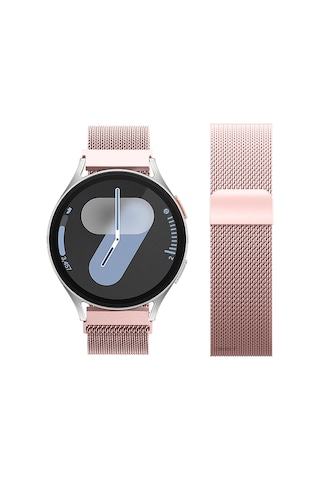 Samsung Galaxy Watch 4 5 6 7 Seri 40 42 43 44 46 47mm Uyumlu Manyetik Milanese Loop Metal Kordon