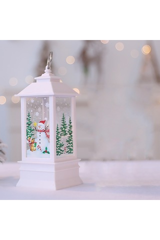 Symbee Küçük Altın Kar Tanrısı Simülasyon Alev Led Lambası - Noel Dekorasyonu Masaüstü Vitrini, Partiler İçin Atmosfer Oluşturucu, Toptan Satış Diğer