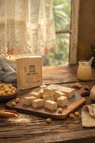 1001 Çiftliği Fındıklı Tahin Helvası 250gr Katkısız