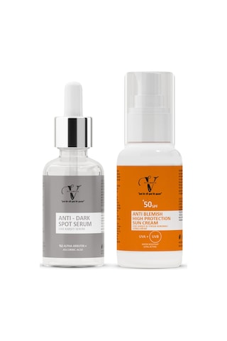 Vitanova Dark Spot Serum 30 ML + Leke Karşıtı Güneş Kremi SPF50+ 50 ML