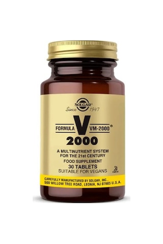 Solgar Vm 2000 30 Tablet