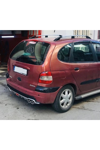 Renault Scenic 1 Gri Difüzör Difizör Yuvarlak Egzoz Görünüm Kulaklı Tip 1997-2003