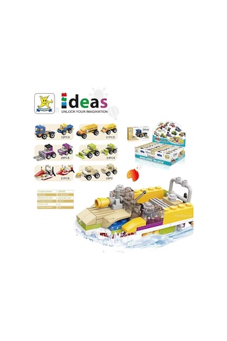 Kızılkaya Ideas Arabalar 6'lı Set 147 Parça Sm208b