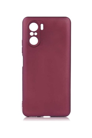 Xiaomi Mi 11i Kılıf Zore Premier Silikon Kapak Mürdüm
