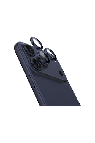 Apple Uyumlu iPhone 17 Pro Max Benks Glass Warrior Cam Kamera Lens Koruyucu Mavi