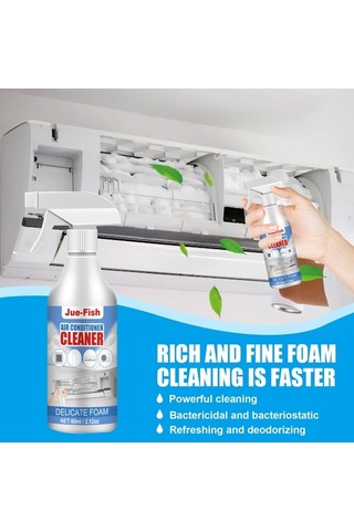 Bosphorusboutique02 Klima Bobin Temizleyici Köpük Sprey 60ml, Buharlaşıp Koku Giderir, Yıkama Gerektirmez Diğer