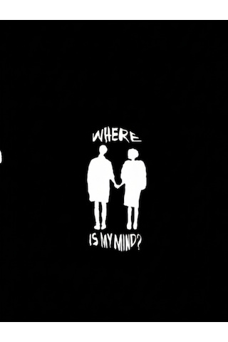 Fight Club - Where Is My Mind Tişört - L Beyaz - Siyah