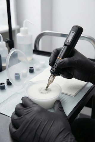 Buster Clean Cup Tattoo İğne Temizleme Süngeri- Kalıntı Bırakmayan Özel Sünger 10 Adet