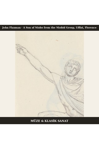John Flaxman A Son Of Niobe From The Niobid Group, Uffizi, Florence 1787 Poster Duvar Tablosu
