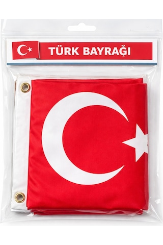 30x45 Cm Asılabilir Türk Bayrağı Alpaka Kumaş, İç & Dış Mekan Kullanımına Uygun Tek Ebat
