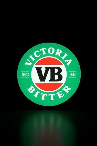 Victoria Bitter Tasarımlı Gece Lambası Çok Renkli