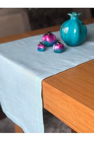 Valerium Simli Nil Yeşili Runner 40x150cm Nil Yeşili
