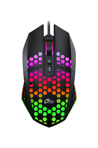 X801 Kablolu Rgb Oyun Faresi, 7 Programlanabilir Düğme, Masaüstüne Dönüş Düğmesi, 6 Ayarlanabilir Dpı Seviyesi, 7 Aydınlatma Modu, Siyah X801