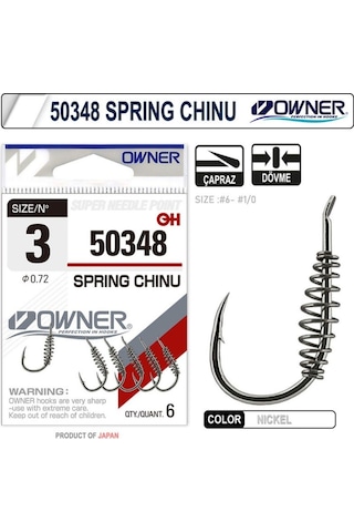 Owner 50348 Spring Chinu Nickel İğne No:1