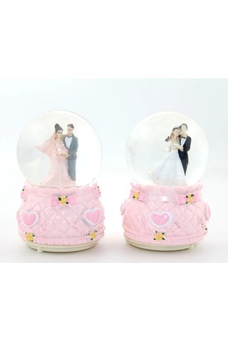 Just Cheap Store Işıklı Müzikli Kar Küresi 13 Cm Alk1787