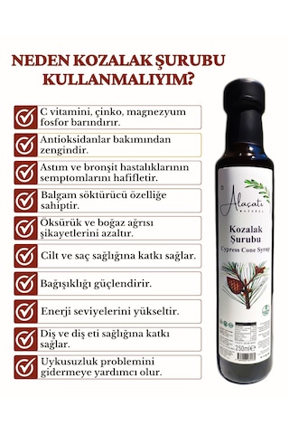 Servi Kozalak Şurubu 250 Ml X2 Adet