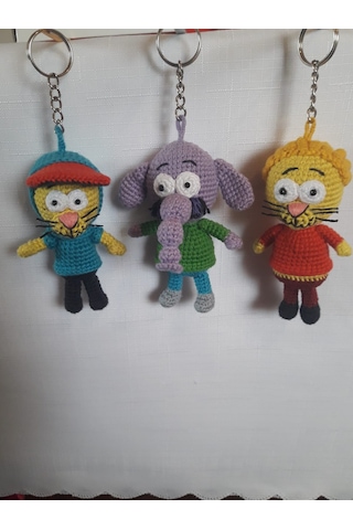 Amigurumi Kral Şakir Anahtarlık