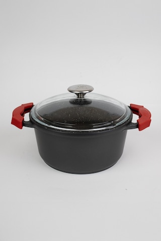 Masterchef Aluminyum Döküm Derin Tencere 22 Cm Gri