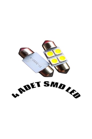 31mm 2 Adet Softit Led Ampul Canbus Plaka Tavan Bagaj Plaka Araç İç Aydınlatma Arıza Işığı Yakmaz
