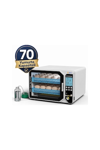 Wm-70 Tam Otomatik Akıllı Kuluçka Makinesi + Hediye Yedek Motor Ve Suluk Paketi Najmaddin