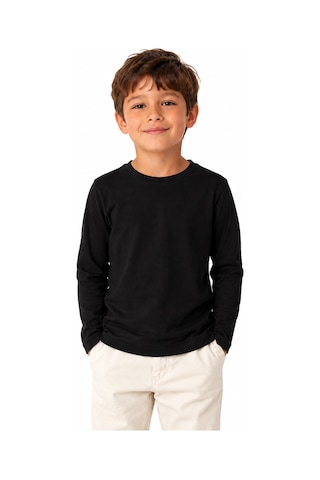 Monox Erkek Çocuk Uzun Kollu Sweat Body 6lı Set Siyah