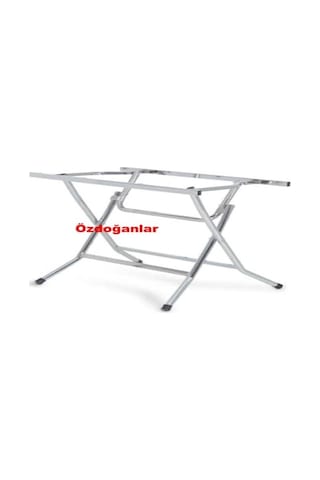Ozdoganlaravm Ahşap-Werzalit 107 Cm Yuvar Masalar İçin Katlanabilir Masa Ayağı