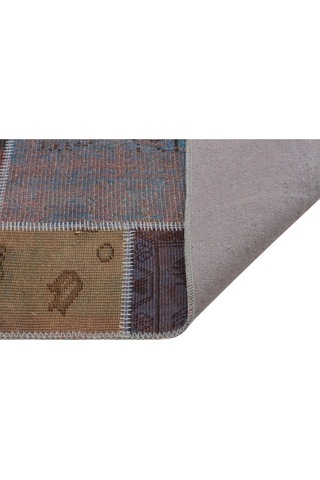Klasik Modern Patchwork Eskitme Halı 120 X 180 Cm 5810