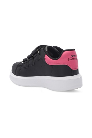 Slazenger LOVE I Çocuk Cırt Cırtlı Siyah / Fuşya Günlük Spor Ayakkabısı