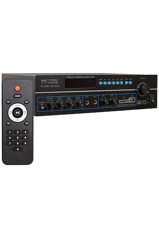 Magıcvoıce Mv-530 120 Watt Usb/sd/uk Bluetooh 2 Mik Girişli 2 Böl