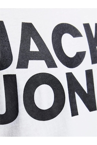 Jack & Jones Jack&Jones 12151955 Jjecrop Logo Tee Ss O-Neck Beyaz