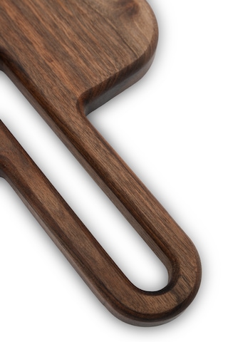 Yekpare Masif Ahşap Sunum Tahtası Kesme Tahtası Ceviz Medium 7