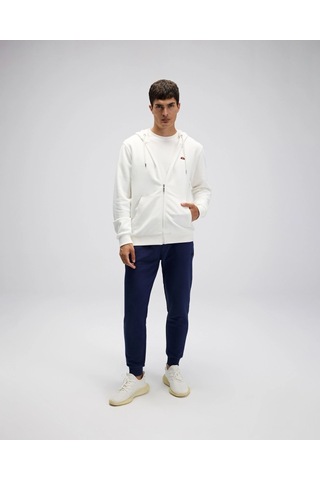 Ellesse Em581 Erkek Beyaz Önden Fermuarlı Sweat Beyaz