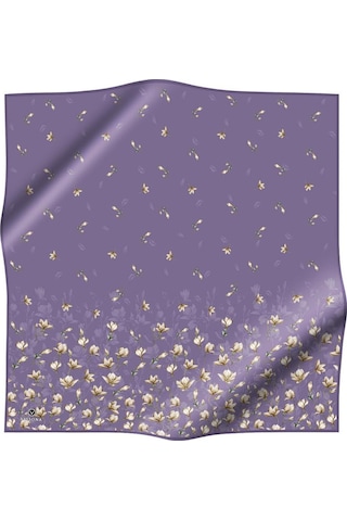 Vissona Twill İpek Eşarp - 51776 - 0022 Mor