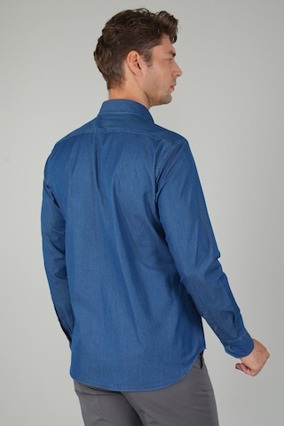 Bisse Uzun Kollu Regular Fit Spor Erkek Denim Gömlek Gmjean252166 D66 Indigo