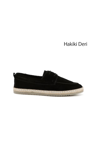 Gönderi(R) Erkek Siyah Süet Bağcıklı Termo Taban Hakiki Deri Ayakkabı Dyma65542408 Siyah